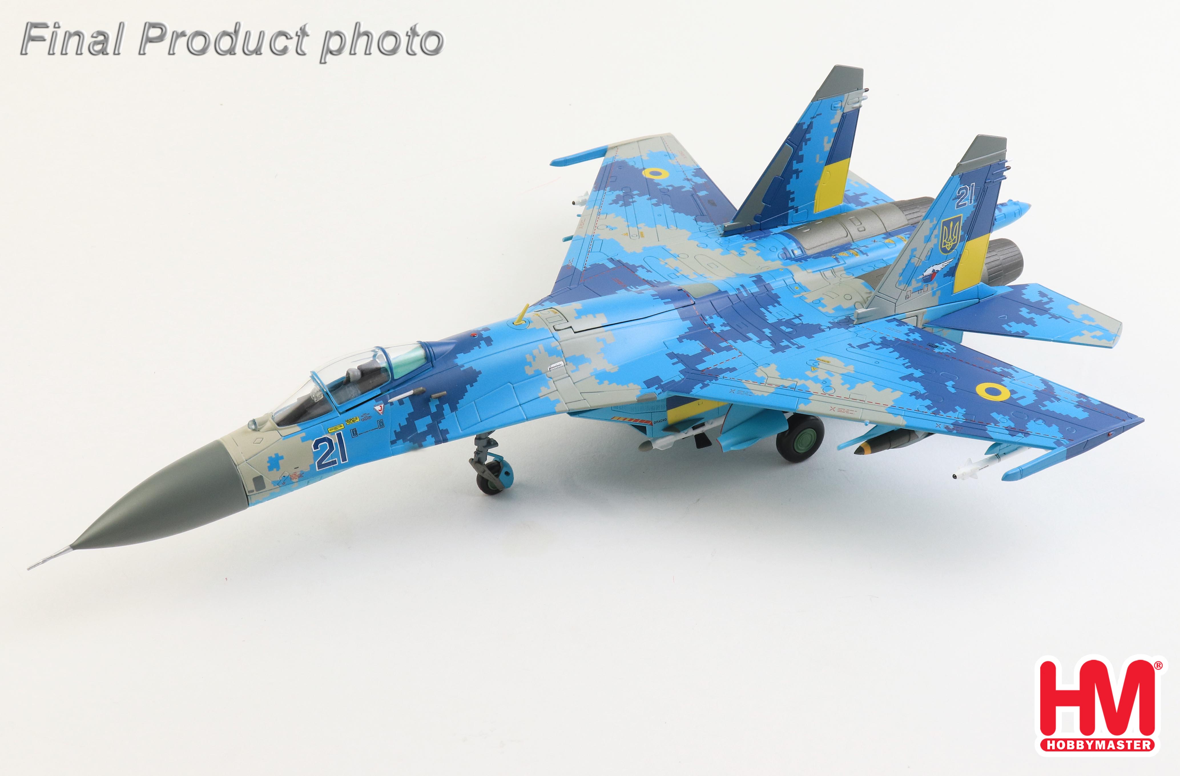 Su-27 Flanker B Blue 21, Ukrainian Air Force (with 2 x JDAM-Er